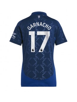 Manchester United Alejandro Garnacho #17 Auswärtstrikot für Frauen 2024-25 Kurzarm